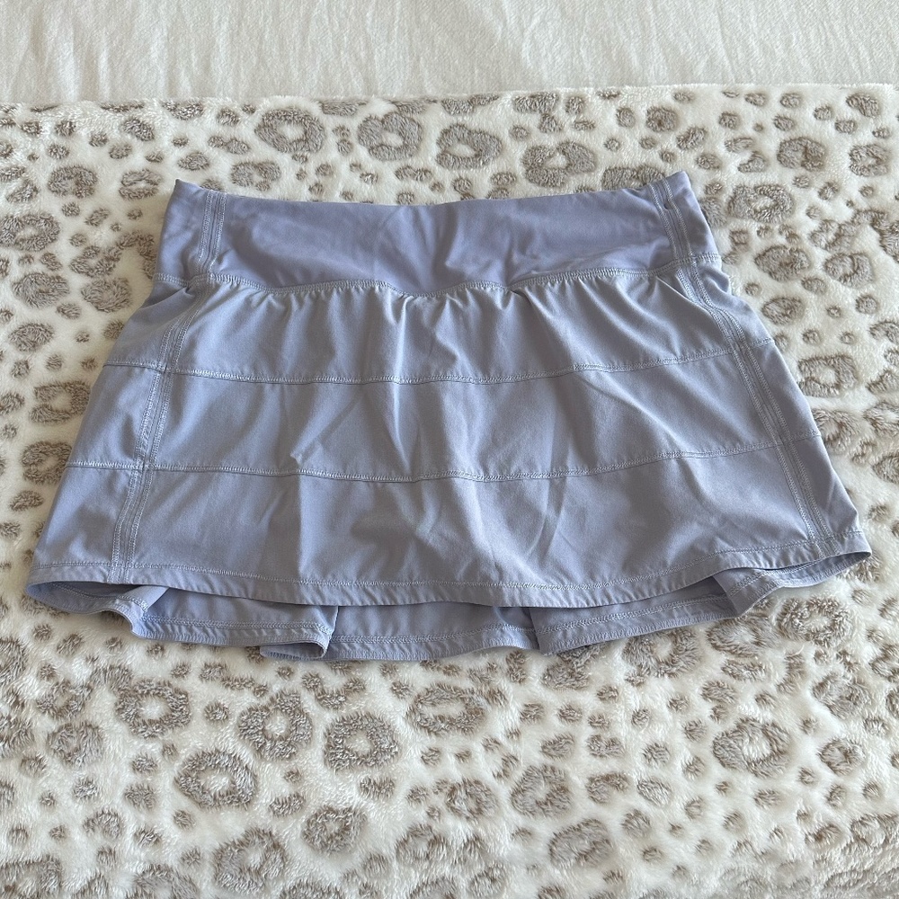 Lululemon Mid Pace Rival 13” Regular Tennis Skirt Light Lavender | Size 6